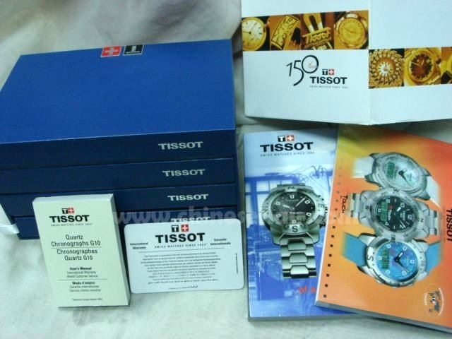 1:1 Original Quality Copy Tissot Watch Box / Blue Leather Boxes